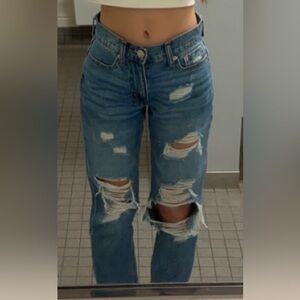 Aeropostale Ripped Blue mom Jeans